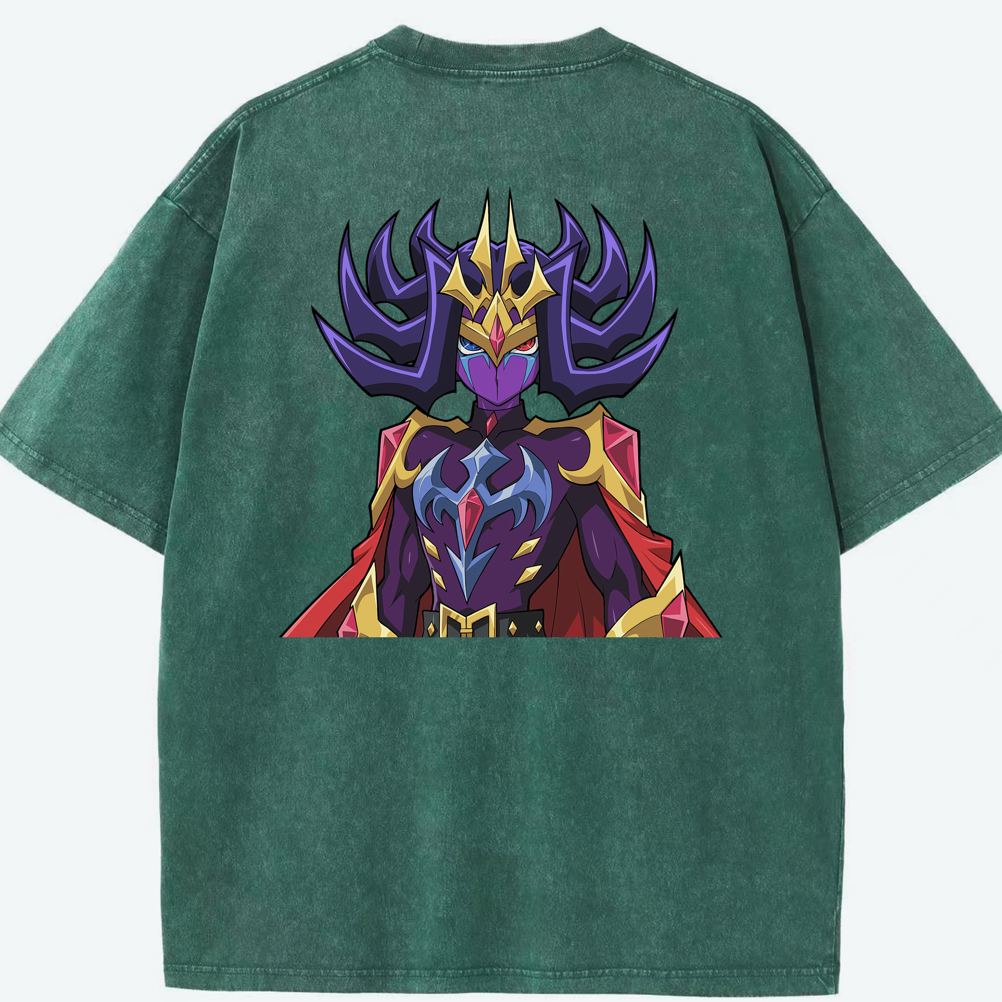 （画像用） 遊☆戯☆王 Yu-Gi-Oh! 綿100% ヴィンテージ風 半袖Tシャツ（背面プリント）